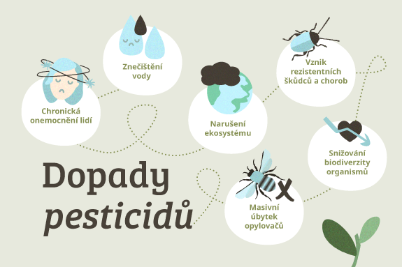 dopady pesticidů