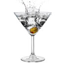 cm sklenka martini